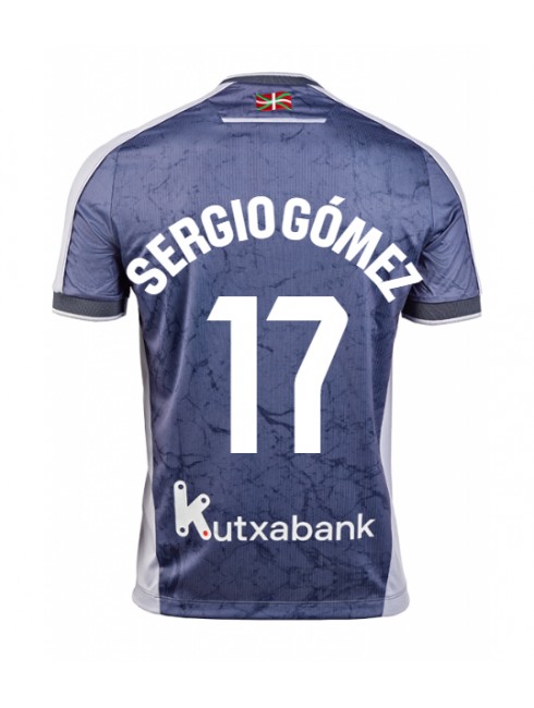 Real Sociedad Sergio Gomez #17 Auswärtstrikot 2025-26 Kurzarm Real Sociedad Sergio Gomez #17 Auswärtstrikot 2025-26 Kurzarm